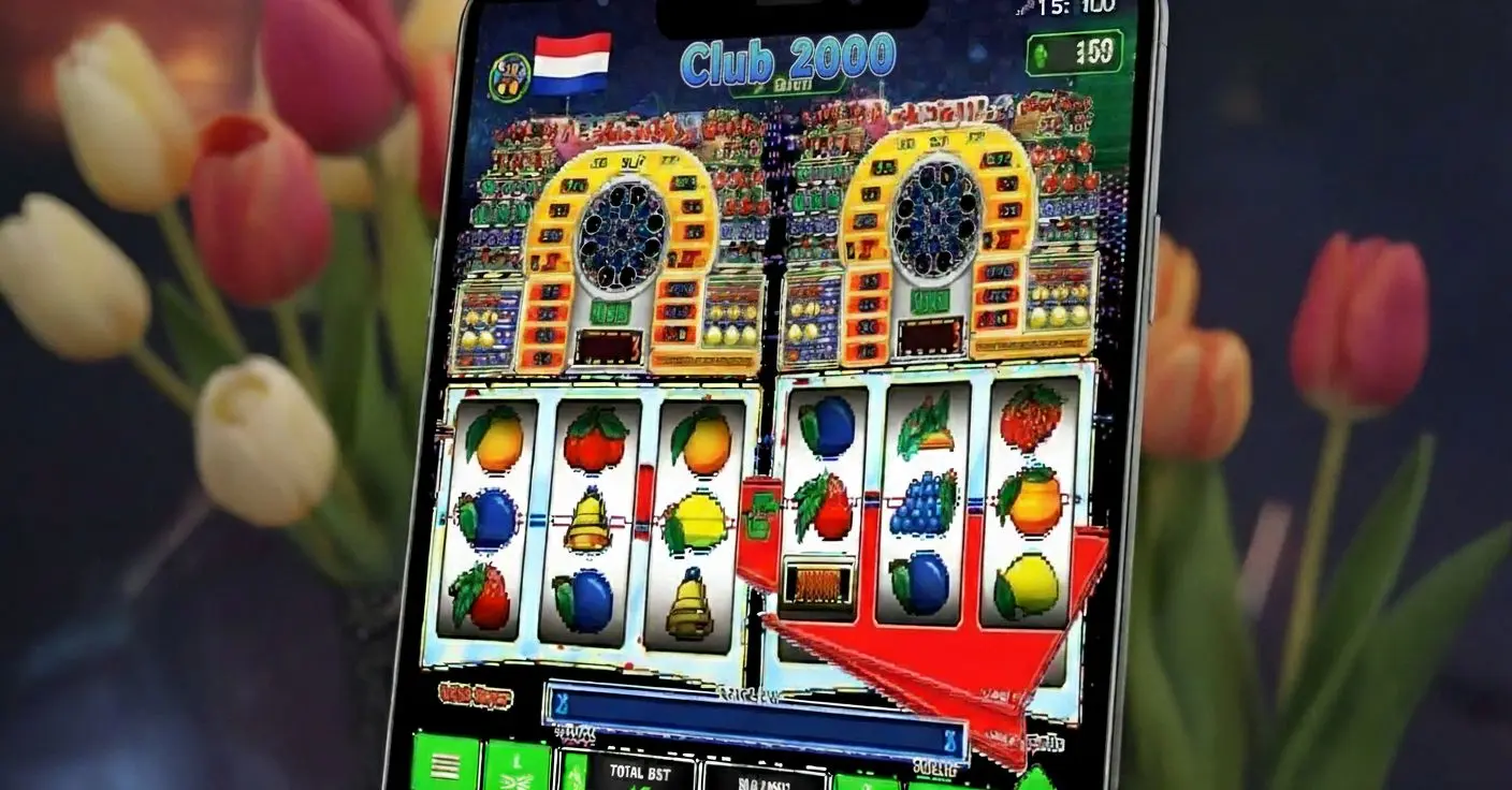 Moderne mobiele crashgame-interface naast een klassieke fruitautomaat met Nederlandse details